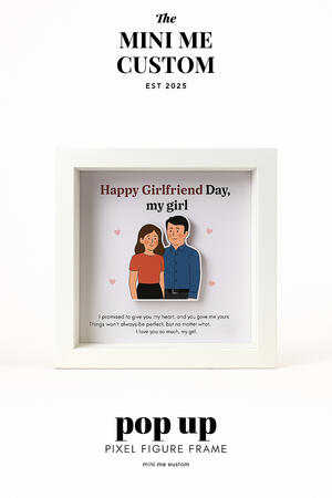 Pop up Pixel Figure Frame